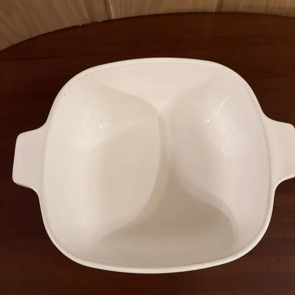 Corning Ware P-1 1/2-B Blue Cornflower Casserole Dish W/ Pyrex A-7-C Lid Vintage